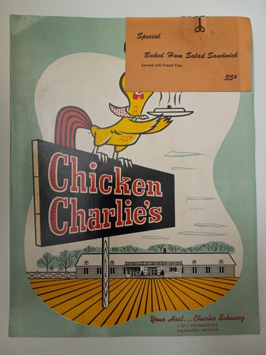 Menu chicken charlie - menu,