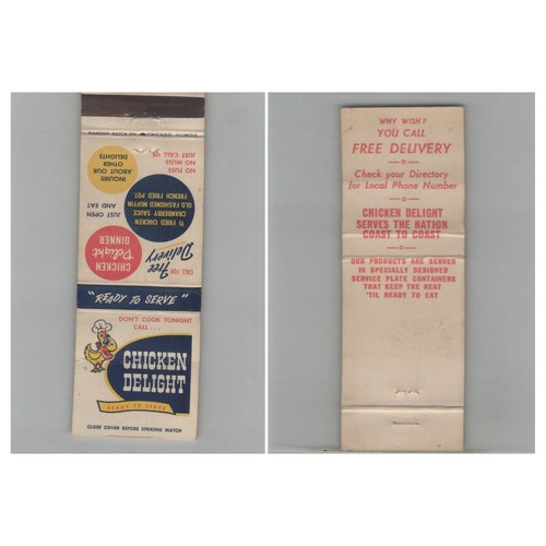 Matchbook cover chicken - matchbook,